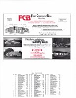 Hale Township Owners Directory, Ad - First Community Bank, Lester Buildings, Inc., McLeod County 2003